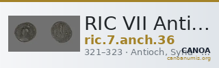 RIC VII Antioch 36 — CANOA