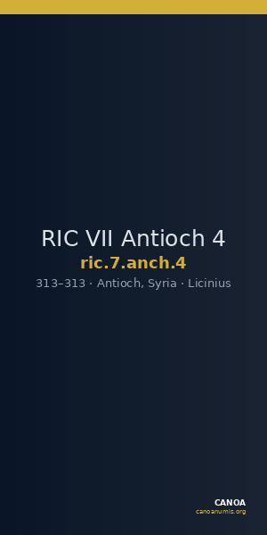 RIC VII Antioch 4 — CANOA