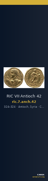 RIC VII Antioch 42 — CANOA