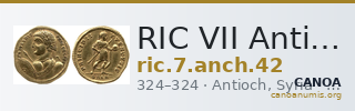 RIC VII Antioch 42 — CANOA