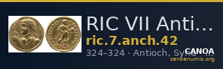 RIC VII Antioch 42 — CANOA
