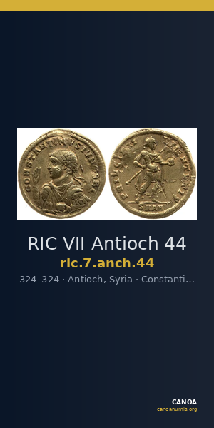 RIC VII Antioch 44 — CANOA