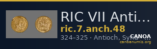 RIC VII Antioch 48 — CANOA
