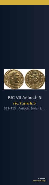 RIC VII Antioch 5 — CANOA