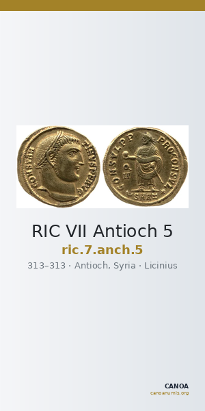 RIC VII Antioch 5 — CANOA