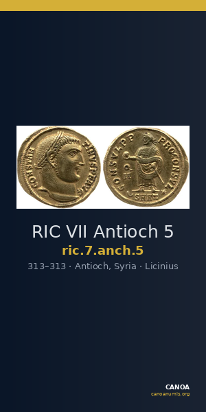 RIC VII Antioch 5 — CANOA