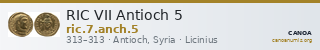 RIC VII Antioch 5 — CANOA