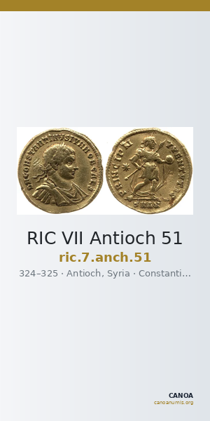 RIC VII Antioch 51 — CANOA