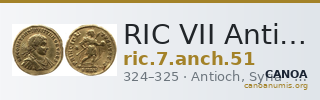 RIC VII Antioch 51 — CANOA