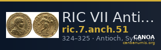 RIC VII Antioch 51 — CANOA