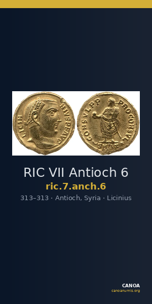 RIC VII Antioch 6 — CANOA
