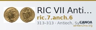 RIC VII Antioch 6 — CANOA