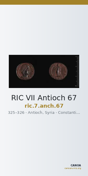 RIC VII Antioch 67 — CANOA