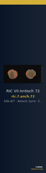 RIC VII Antioch 72 — CANOA
