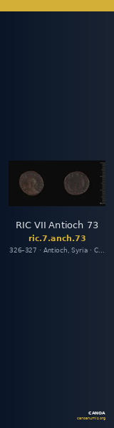 RIC VII Antioch 73 — CANOA