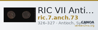 RIC VII Antioch 73 — CANOA