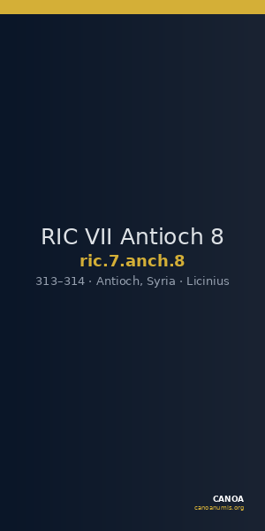 RIC VII Antioch 8 — CANOA
