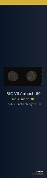 RIC VII Antioch 80 — CANOA