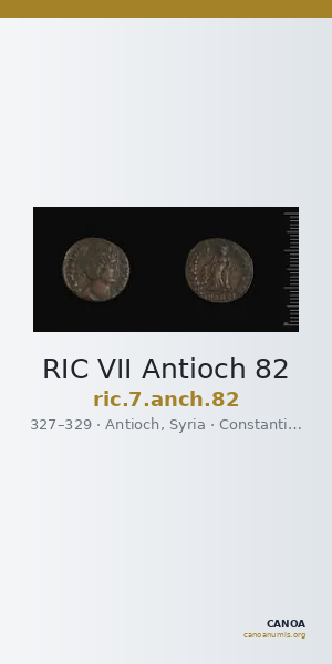 RIC VII Antioch 82 — CANOA
