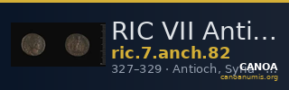 RIC VII Antioch 82 — CANOA