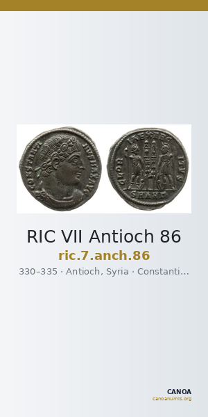 RIC VII Antioch 86 — CANOA