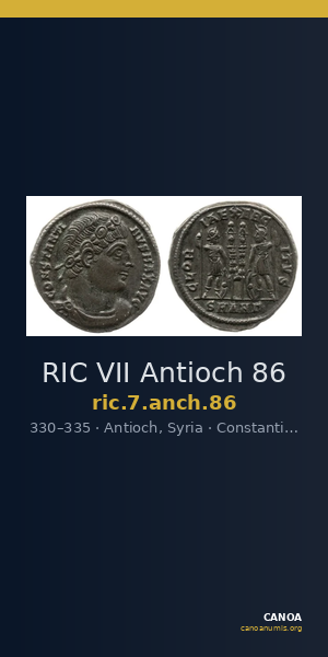RIC VII Antioch 86 — CANOA