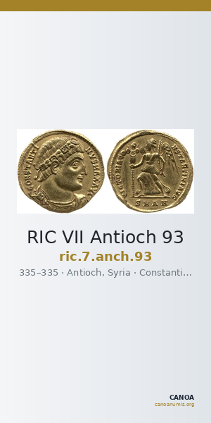 RIC VII Antioch 93 — CANOA