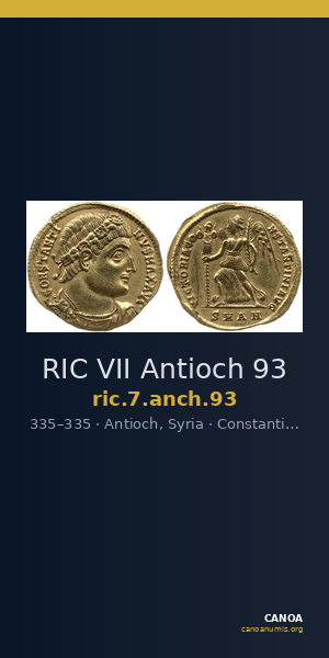 RIC VII Antioch 93 — CANOA