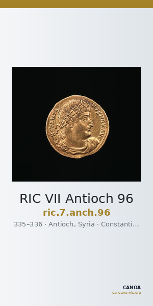 RIC VII Antioch 96 — CANOA