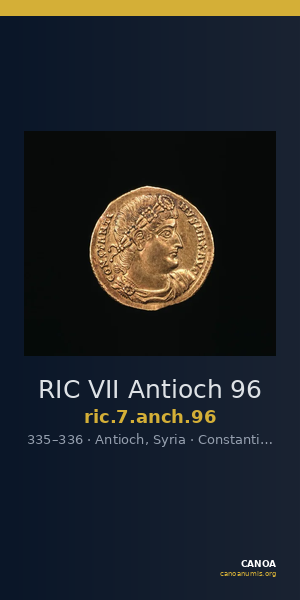 RIC VII Antioch 96 — CANOA