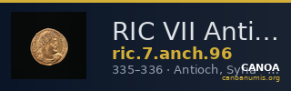 RIC VII Antioch 96 — CANOA