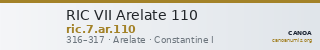 RIC VII Arelate 110 — CANOA