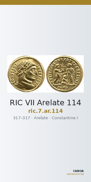 RIC VII Arelate 114 — CANOA