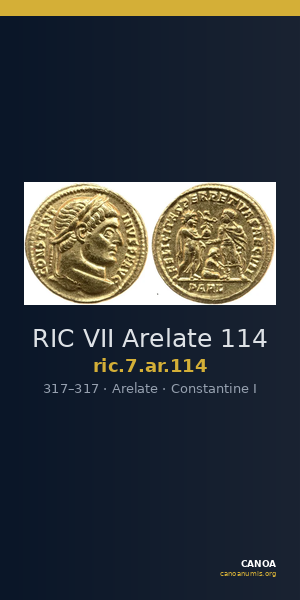 RIC VII Arelate 114 — CANOA
