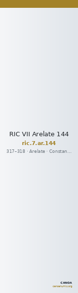 RIC VII Arelate 144 — CANOA