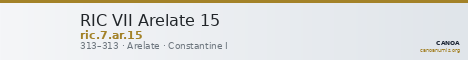 RIC VII Arelate 15 — CANOA