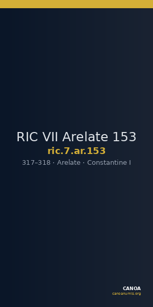 RIC VII Arelate 153 — CANOA