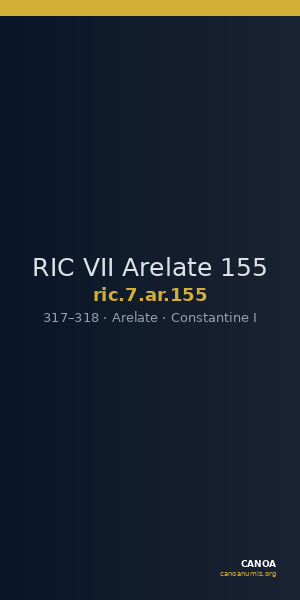 RIC VII Arelate 155 — CANOA