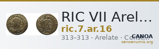 RIC VII Arelate 16 — CANOA