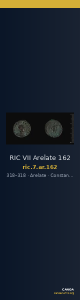 RIC VII Arelate 162 — CANOA