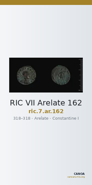 RIC VII Arelate 162 — CANOA