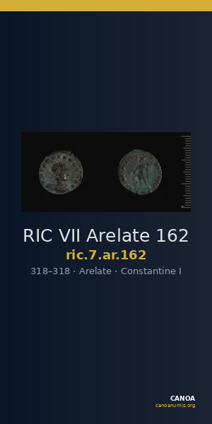RIC VII Arelate 162 — CANOA