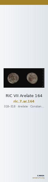 RIC VII Arelate 164 — CANOA