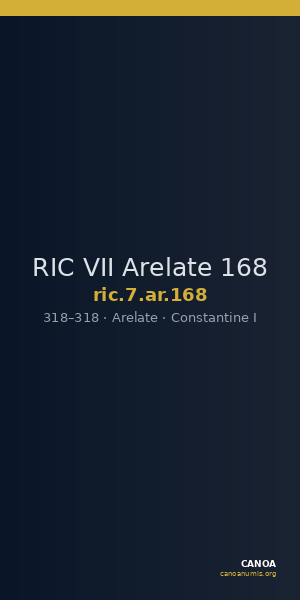RIC VII Arelate 168 — CANOA