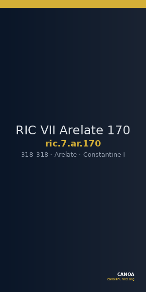 RIC VII Arelate 170 — CANOA