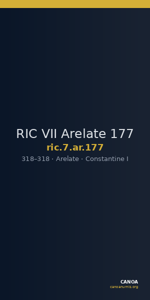 RIC VII Arelate 177 — CANOA