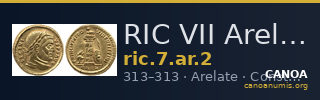 RIC VII Arelate 2 — CANOA
