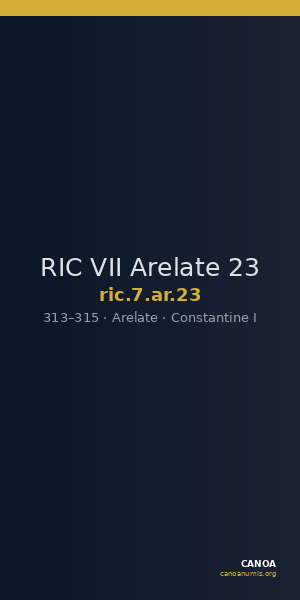 RIC VII Arelate 23 — CANOA