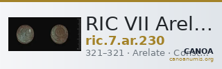 RIC VII Arelate 230 — CANOA