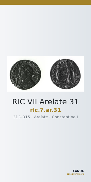 RIC VII Arelate 31 — CANOA